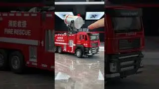 Water Tank Fire Truck Diecast Model #shortsfeed #shorts