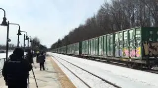 CSX M418 passes Lorton (feat. @Vaproductions7848 @calebtrains2261 @RFPRailfanningWDB )