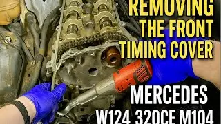 Mercedes W124 M104 Front Timing Cover Rebuild | Timelapse | Tensioner, Belt, Fan Clutch Replacement