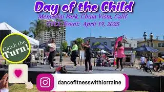 Revuelvelo pt1 song Zumba | Day of the Child Event 2025 | Chula Vista CA