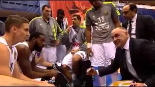 La bronca de Pablo Laso a Luka Doncic en Mosc&uacute;