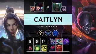 Caitlyn Support vs Pyke - EUW Diamond Patch 25.21