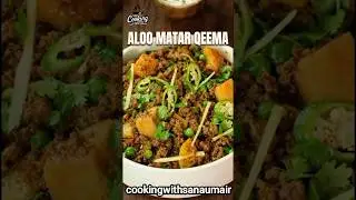 Aloo matar Qeema recipe | #food #foodcook #recipe #aloomatarkeema