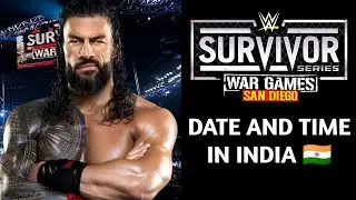 Wwe 2025 Survivor Series War Games Date And Time in India