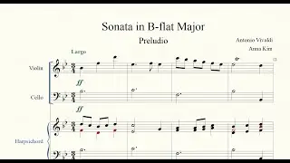 Vivaldi - Sonata for Violin and B. C. in B-flat Major, RV 759