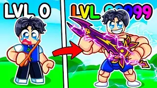 Noob To GOD SWORD In Roblox Reborn As Swordsman Simulator!