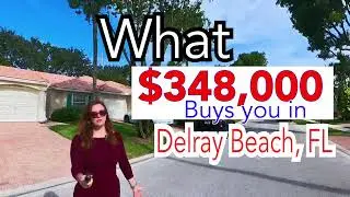 What $348000 buys you in Delray Beach, FL | Home Tour