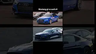 Mustang GT 5.0 6R80 vs Audi B9 S4 stage 2