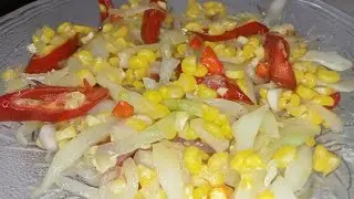 PUNYA PEPAYA MUDA DAN JAGUNG, DIMASAK INI AJA, ENAK BANGET