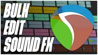 Instantly Bulk Edit and Organize Sound Effects | Custom Reaper Script