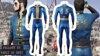 #Takerlama Fallout TV Vault 33 Jumpsuit for Men Kids Cosplay Costume $69.90 Free Shipping Shop It.