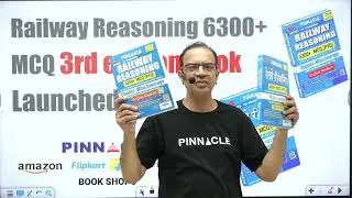 📕Pinnacle Railway Reasoning 2026 book launched II 6300+ MCQ (PYQ) I 3rd ed. I Updated till Oct 2025
