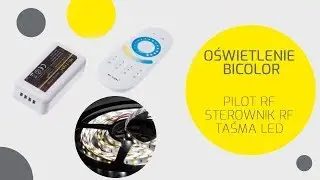 Zestaw oświetlenia LED Bikolor - taśma LED, sterownik RF, pilot RF - DesignLight.pl