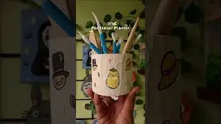 How to reuse a Cello tape roll✨Best out of waste diy ideas🌿#ghibli #viralvideo #diy #ghibliart