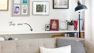 Подвесная полка IKEA своими руками для установки за диваном