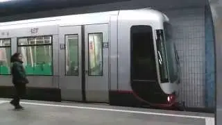 RET Metro 2*Type S op Lijn A - Aankomst Marconiplein richting Binnenhof