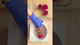 Frozen in time 🧊#asmr #art #flowers #roses #resin #artshorts #resinart #resincrafts #pouring #epoxy