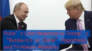 Putin&rsquo;s Calm Response to Trump&rsquo;s &ldquo;Russia-U.S. vs. China&rdquo; Hypothesis and Tri-Nation Relations