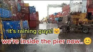 Sabi ko na nga ba! Umulan na talaga guys!.😊#truckdriver #philippines #travel Y26 V01 P3