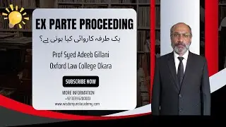 Ex-Parte Case Explained Step by Step | Law Education Channel