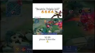 Beatrix triple kill 😱🤯 | MLBB#mobilelegends #beatrix #freestyle