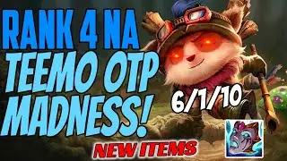 Insane OTP Rank 4 NA TEEMO vs Ornn 3.3 Mill Mastery - Challenger Plays - New Items S11 - Liandry's