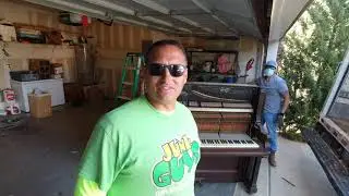 How To Remove An UpRight Piano In Keller, Texas ? $200 JunkGuysDfw.net