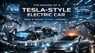 &ldquo;The Making of a Tesla-Style Electric Car: From AI Design to Full Assembly&rdquo;