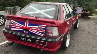 Proton Saga stance Borneo stance British