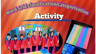 Word Grid Challenge|| Word Grid Play way activity|| Play way learning for Beginners|| kids Learning