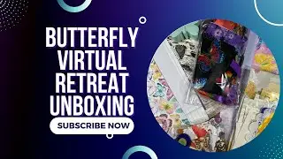 Unboxing Junk Gypsy Sisters Butteryfly Class | Junk Journal Virtual Kit || Come See! 😱