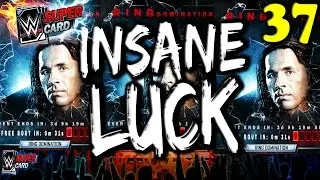 WWE SUPERCARD S3 #37 &ndash; INSANE ELITE PULL &ndash; LUCKIEST SUPERCARDER EVER? &ndash; BRET HART RING DOM DAY ONE