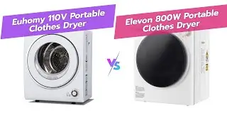 Обзор портативных сушилок для одежды: Euhomy против Elevon 🧺⚡ Обзор небольших помещений