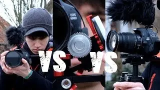 Handheld vs Shoulder Rig vs Steadycam Footage Comparison