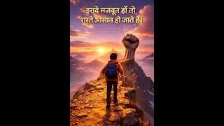 इरादे मजबूत हों तो रास्ते आसान हो जाते हैं | Motivational Video Hindi