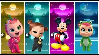 📹 YOYO 🆚 NINA 🆚 MISKY MAUS 🆚 JJ -Tiles Hop EDM Rush🎶