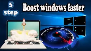 (5step) To increase Your PC faster 2022