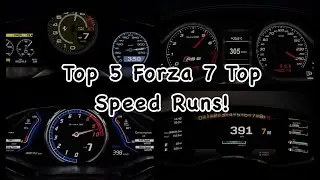 [FM7] Top 5 Fastest Cars - October 2021