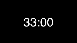 33 Minute Countdown Timer