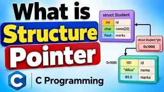 Structure Pointer | Pointer to Structure in C