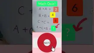 math quiz #educational #maths #braintest #trending #youtubeshorts #viral