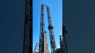 Oil Towers of Mirabilandia  #mirabilandia #amusementparkride #shorts