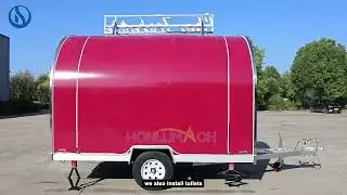 Custom 9.8ft Mobile Food Truck for Sale in Latvia | CE & DOT Certified