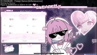 I played osu!mania 20day!! 90.54% [DJ OKAWARUI - FLOWER DANCE (★4.76)]