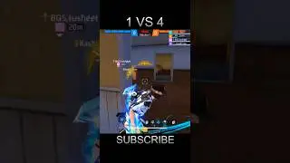 1 VS 4 Cs Rank ❤️&zwj;🔥 Kashi Gmr 👿 #foryou #foryoubage #youtubechannel #freefire #kashi gmr