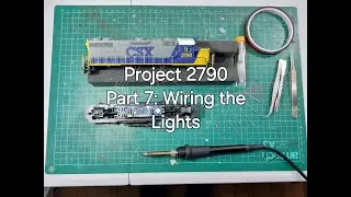 Project 2790 (Detailing an Atlas Trainman GP38-2 in HO) Part 7: Wiring the Lights