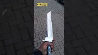 I Just Made Fantastic Fancy Bowie #craftsmanship #art #survivalbushcraft #shortsfeed #viral #edc