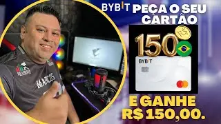 R$ 150 DE GRA&Ccedil;A! Nova Promo&ccedil;&atilde;o do Cart&atilde;o Bybit que PAGA pra Voc&ecirc; Usar!