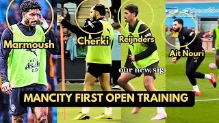 Marmoush, Cherki, Reijnders & A&iuml;t-Nouri in FULL ACTION! ManCity 2025/26 FIRST Open Training 