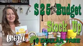 $25 Budget Pantry Stock Up from Dollar Tree